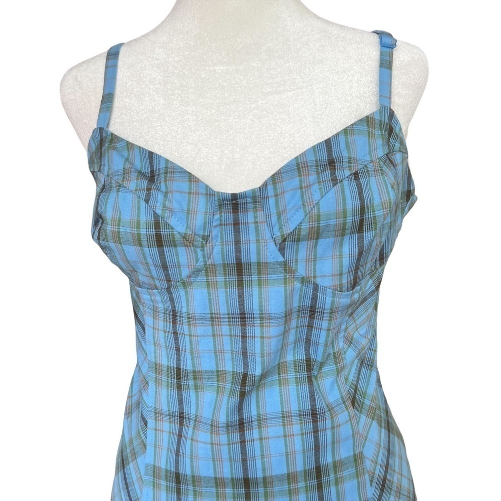 URBAN OUTFITTERS As If Plaid Mini Dress - Picture 5 of 8